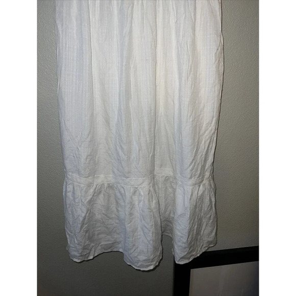 NWT Knox Rose Dress Sz M Womens White Lightweight Bohemian Tunic Dress - Picture 8 of 11
